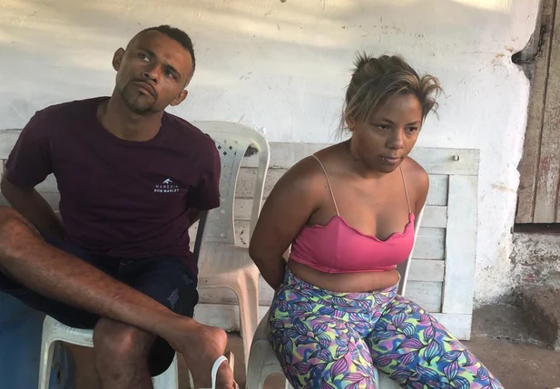 Casal preso