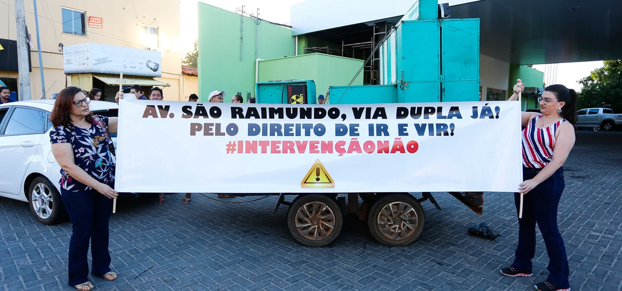 Faixa contra a mudança