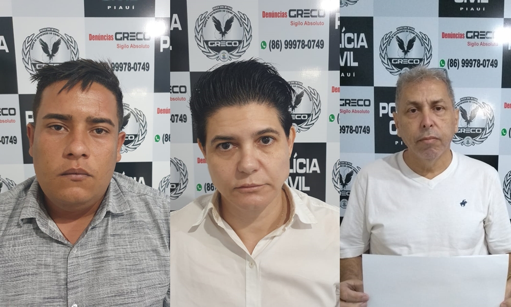 Miguel, Maria Cristina e Moacir, acusados de aplicar golpes bancários