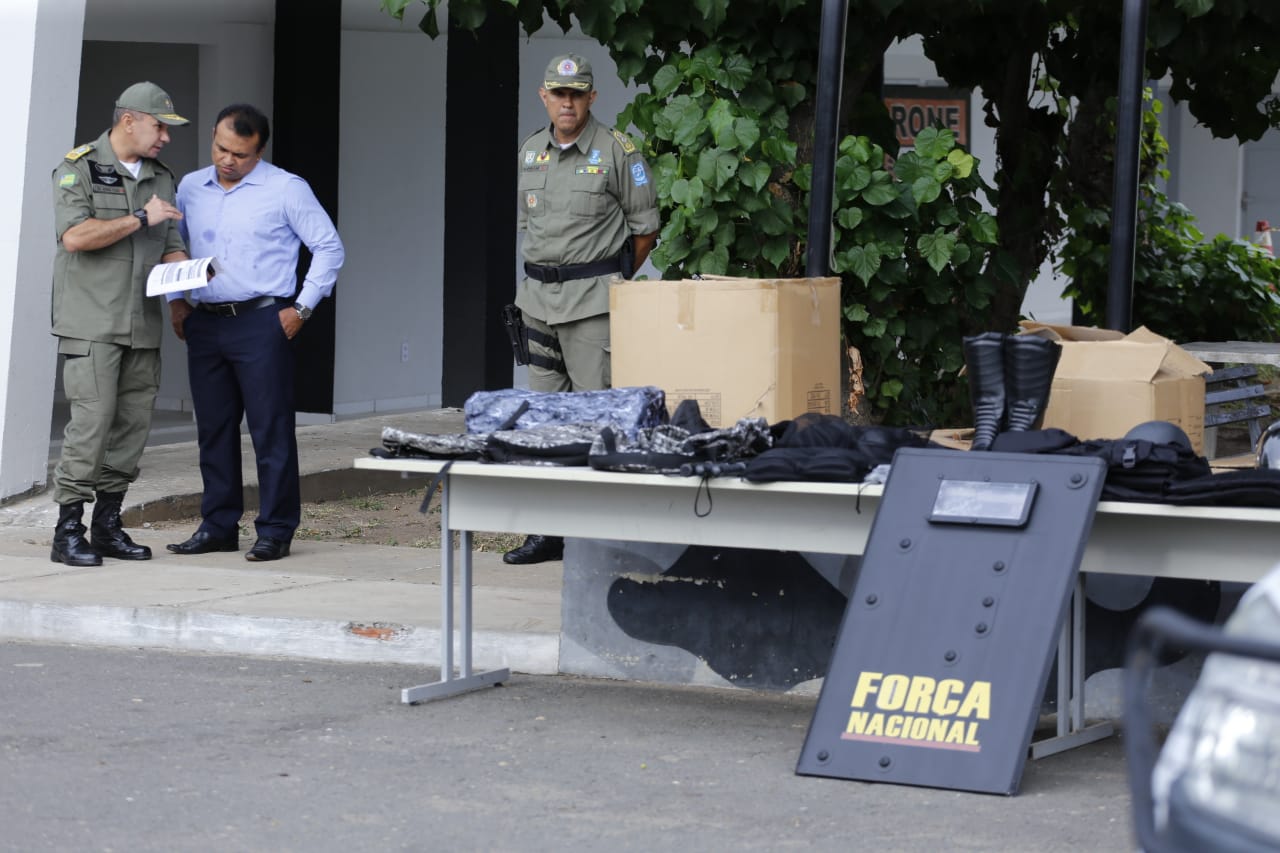 Novos equipamentos entregues aos policiais