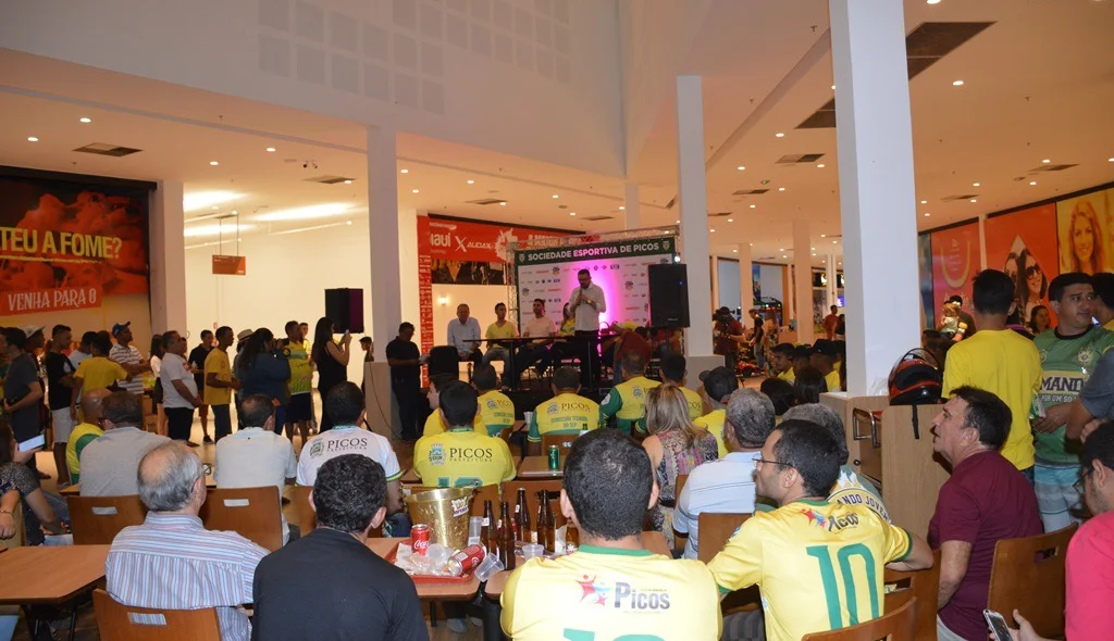 Solenidade de apresentação dos atletas e comissão técnica