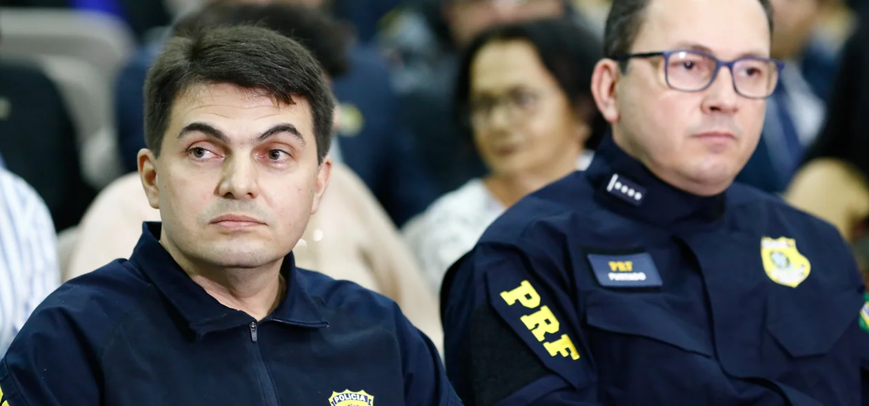 Stênio Pires e inspetor Furtado 