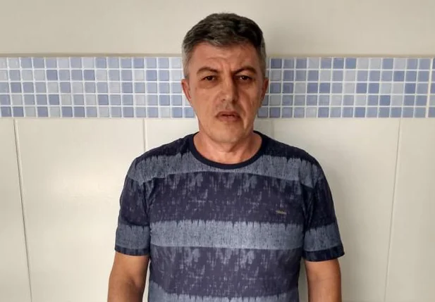 Francisco Cesário de Lima preso pela PM do Piauí em Pernambuco