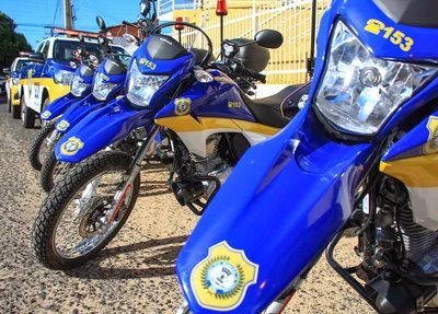 Motocicletas entregues a Guarda Municipal de Teresina