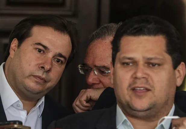 Rodrigo Maia e Davi Alcolumbre
