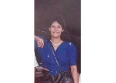 Unica foto que a família tem da idosa desaparecida