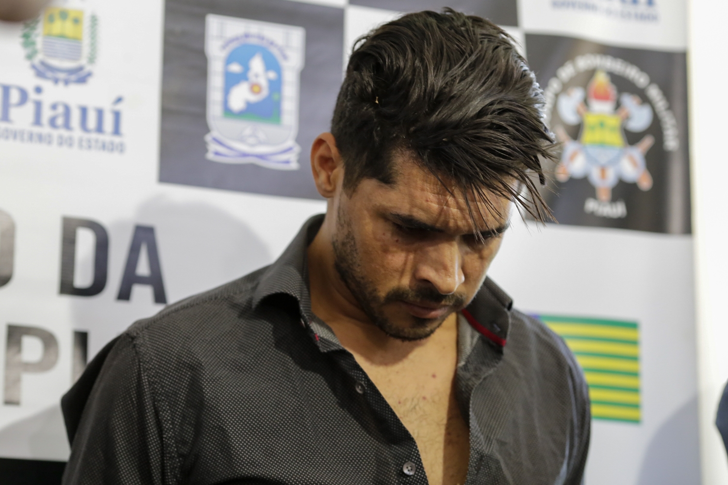 Deivid Ferreira de Sousa preso na manhã desta quarta-feira