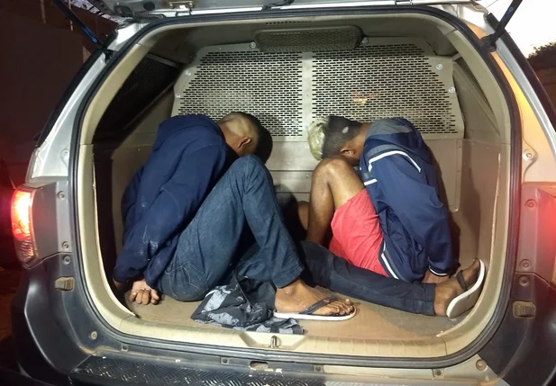 Presos acusados de assaltar casal em Teresina