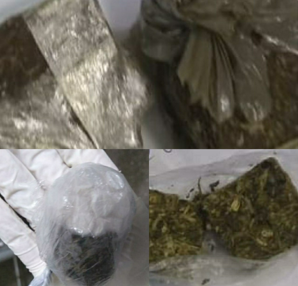 Drogas apreendidas na Penitenciária Mista de Parnaíba