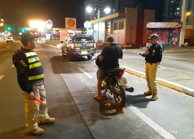 Polícia Rodoviária Federal em fiscalização