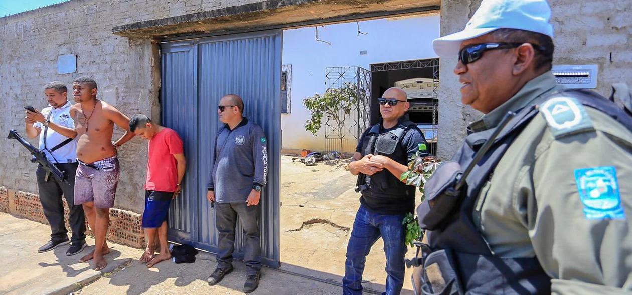 Residência onde foi encontrado Anderson Carvalho