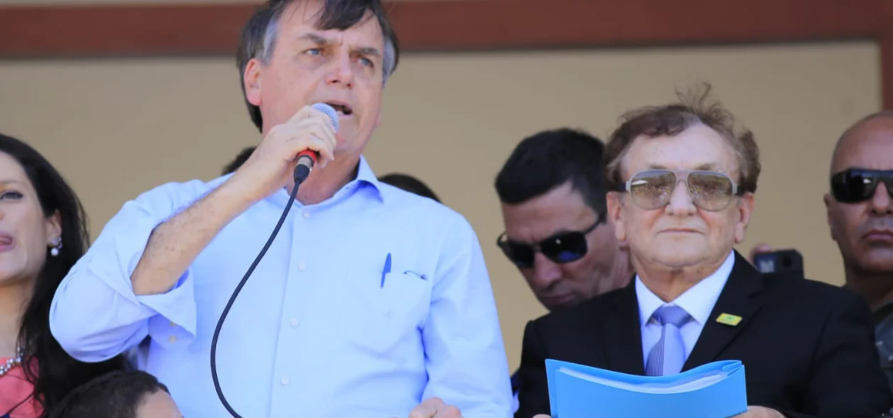 Bolsonaro ao lado de Mão Santa