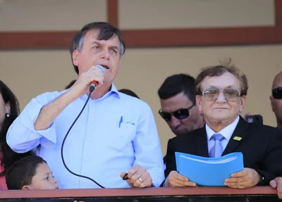 Bolsonaro ao lado de Mão Santa