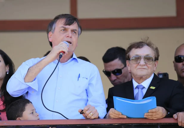 Bolsonaro ao lado de Mão Santa