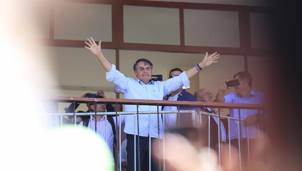 Jair Bolsonaro chega a Parnaíba
