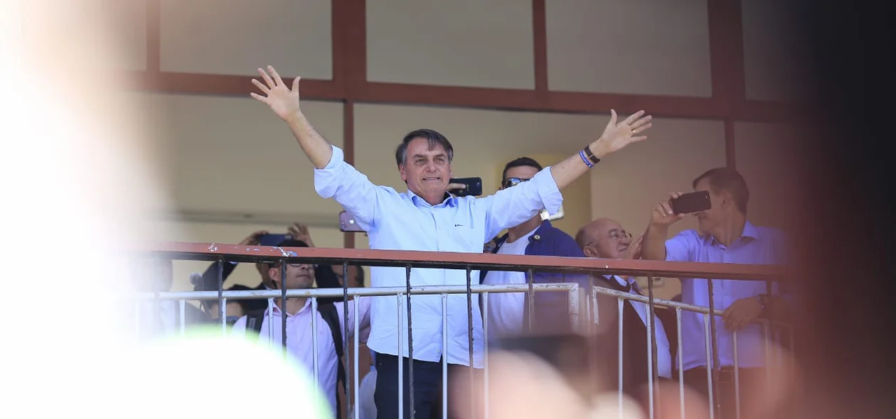 Jair Bolsonaro chega a Parnaíba