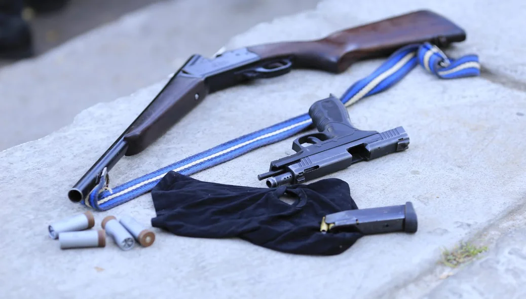 Armas apreendidas