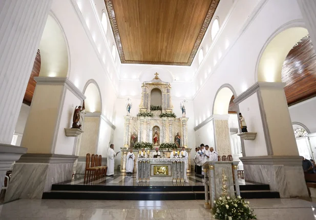 A celebração foi realizada na Igreja Nossa Senhora do Amparo