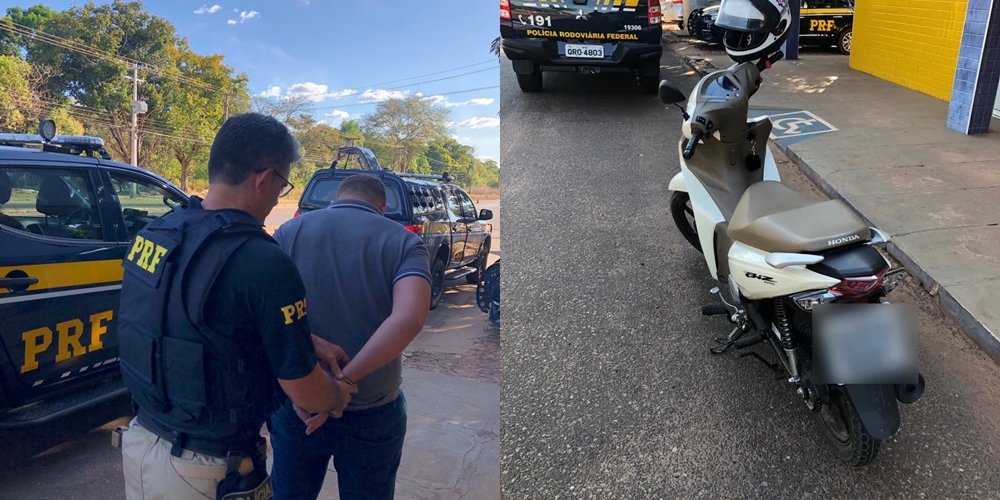 Homem preso pela PRF na BR 343 em Teresina
