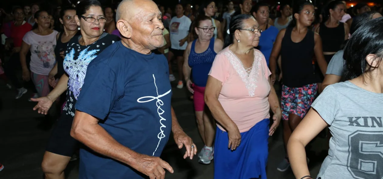 Populares na aula de zumba