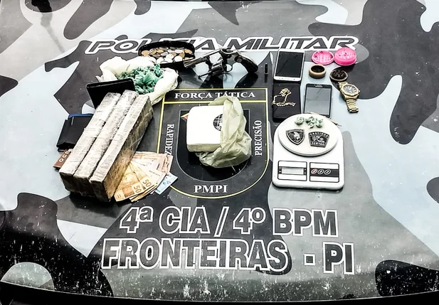 Material apreendido