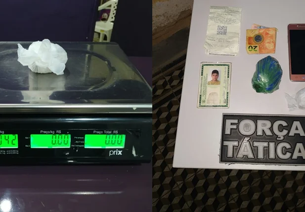 Entorpecentes apreendidos durante abordagem em Paulistana