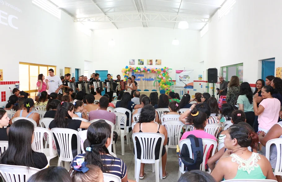 A inauguração da creche aconteceu nesta quinta-feira (22)