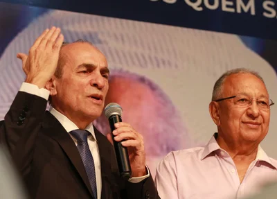 Marcelo Castro ao lado de Dr. Pessoa
