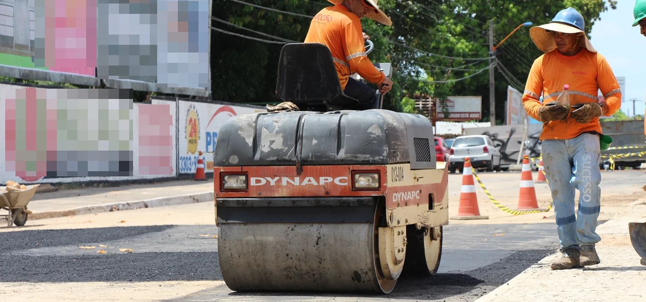 Pavimentação do trecho interrompido para obra da galeria da zona leste