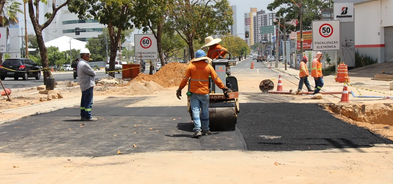 Pavimentação será concluída ainda hoje