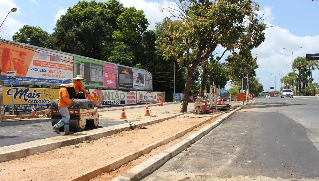 Trecho da Avenida João XXIII por onde a galeria vai passar