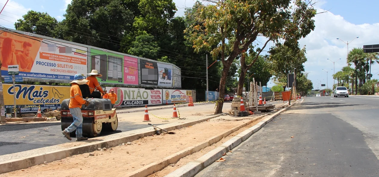 Trecho da Avenida João XXIII por onde a galeria vai passar