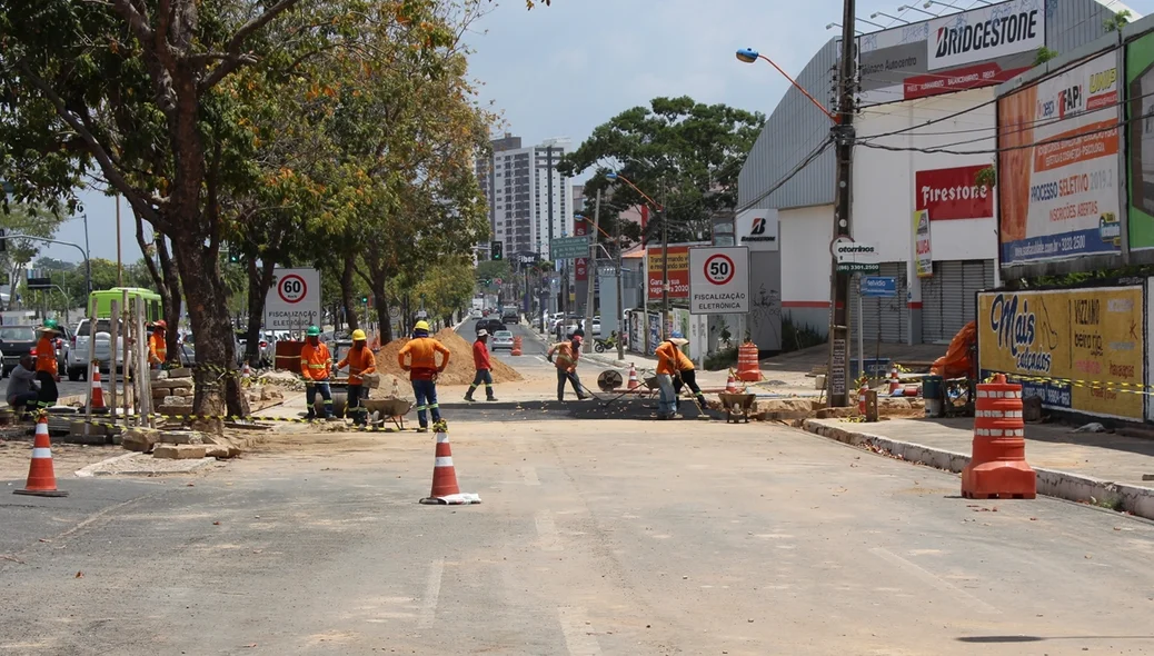 Trecho da avenida será liberado amanhã