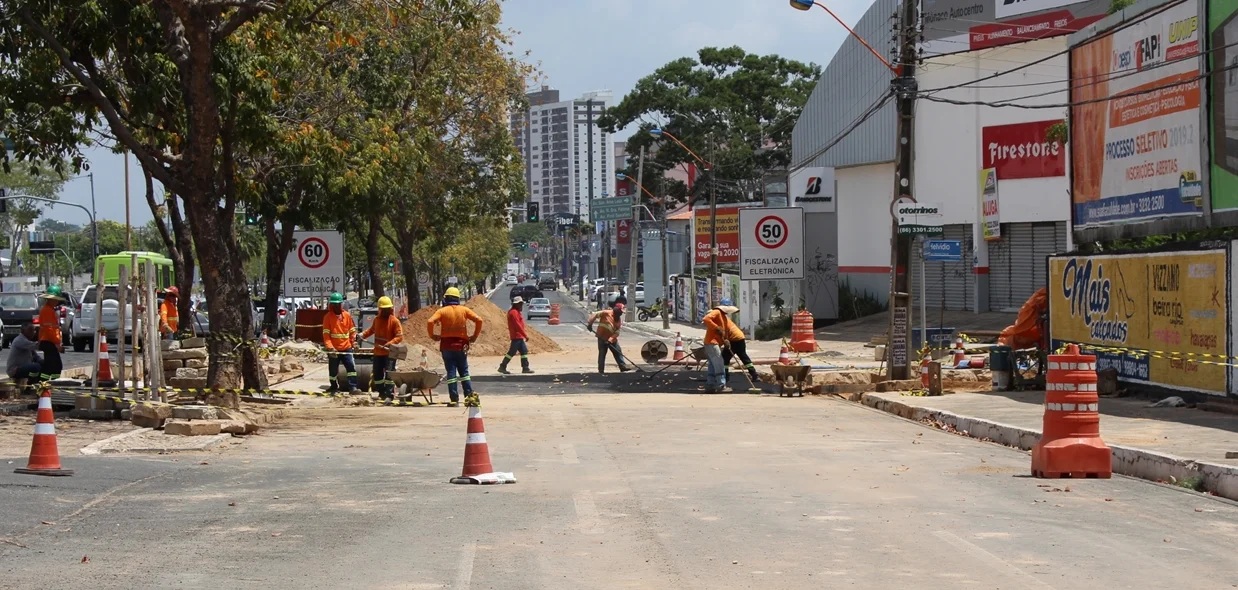 Trecho da avenida será liberado amanhã