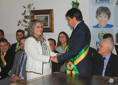 Rosalena e Wellington Dias