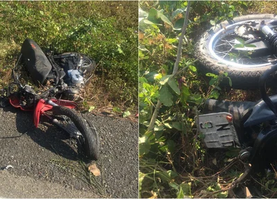 Moto envolvida noa cidente