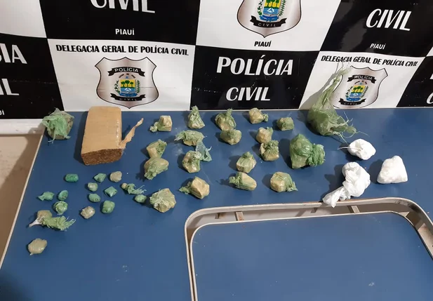Drogas apreendidas