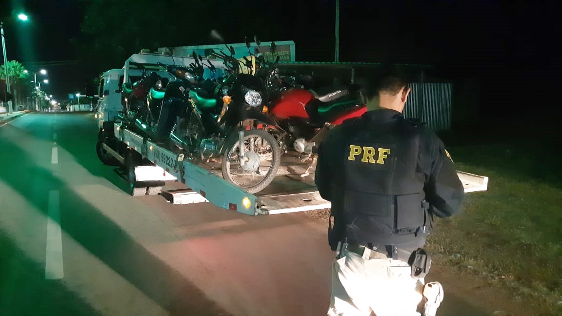 PRF apreende motocicletas