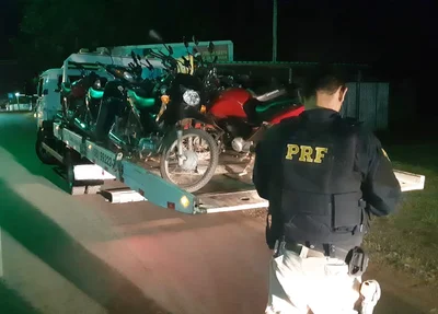 PRF apreende motocicletas