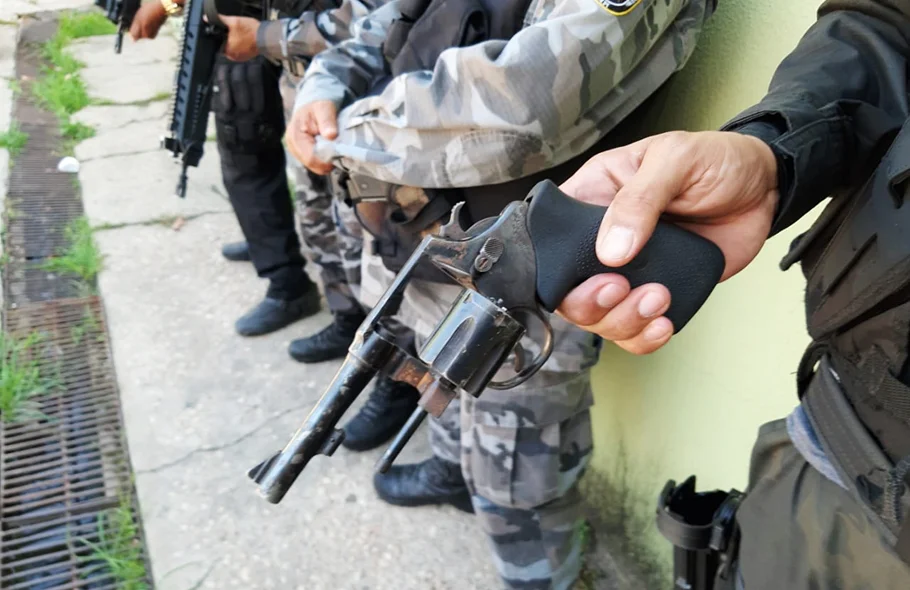 Arma utilizada no crime