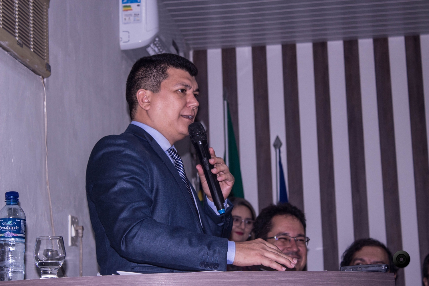 O prefeito de Cocal, Rubens Vieira, destaca a admiração que possui pela trajetória do corregedor Hilo