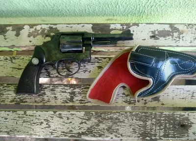 Revolver calibre 38 apreendido pela PM-PI em Simplício Mendes