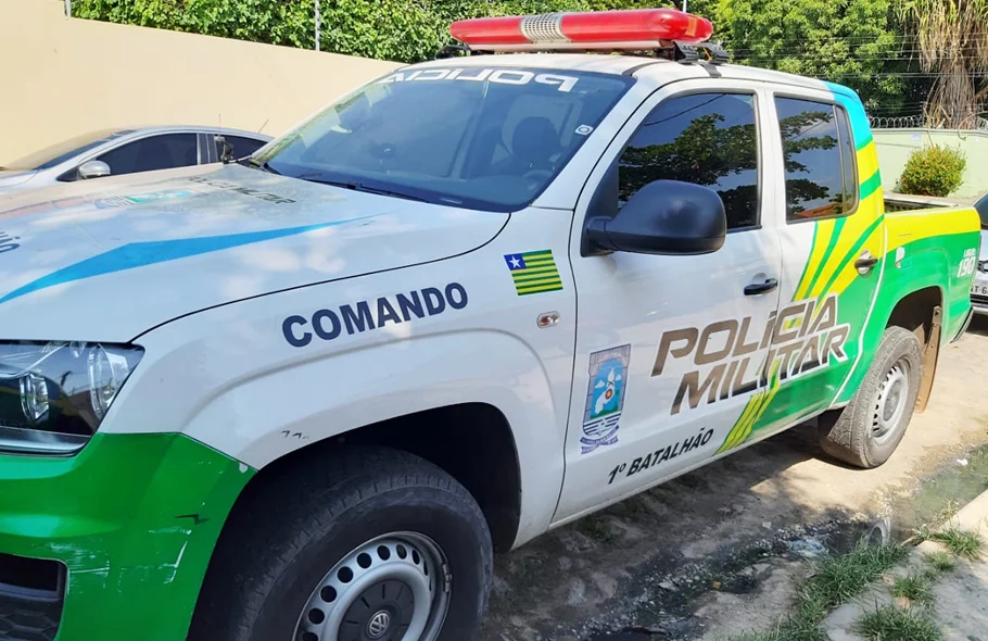 Viatura do 1º Batalhão da Polícia Militar