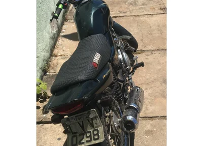 Motocicleta roubada que estava sendo usado por Igor