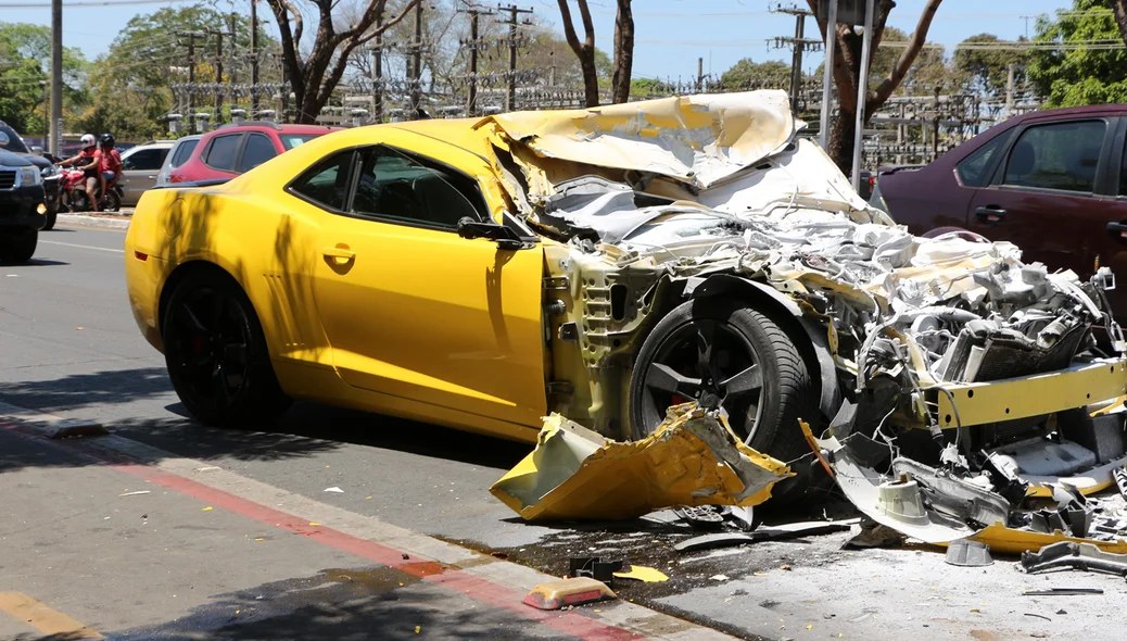 Camaro chegou a pegar fogo