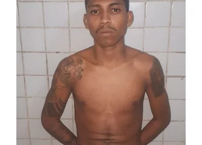 Homem preso pela PM de Altos