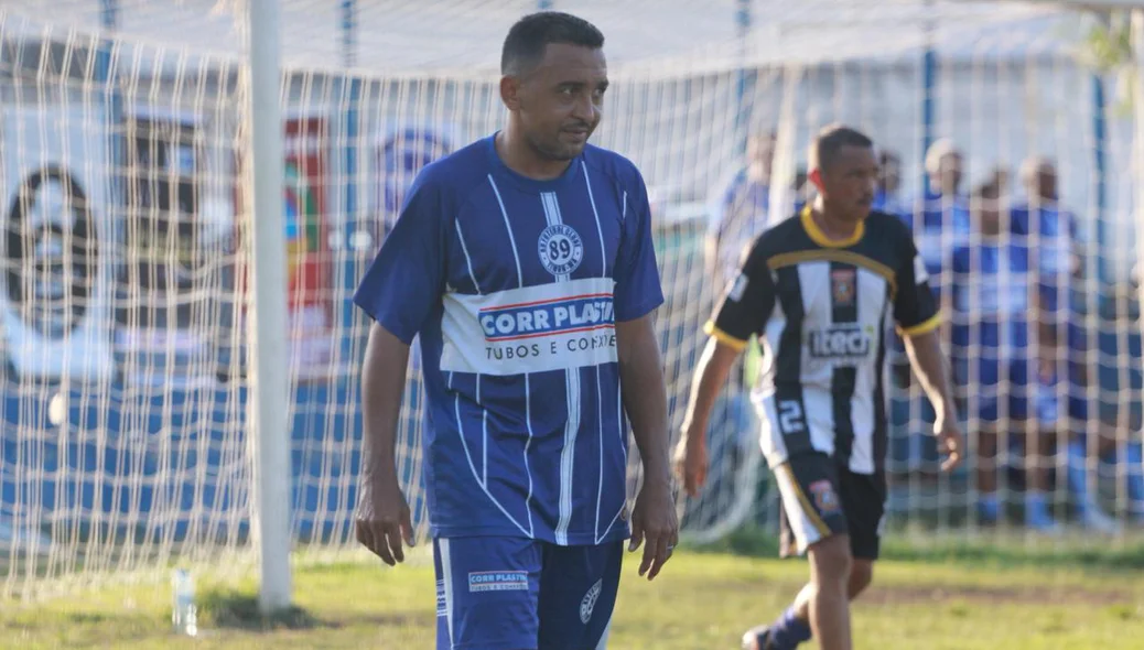 Jogador do 89 durante disputa da final