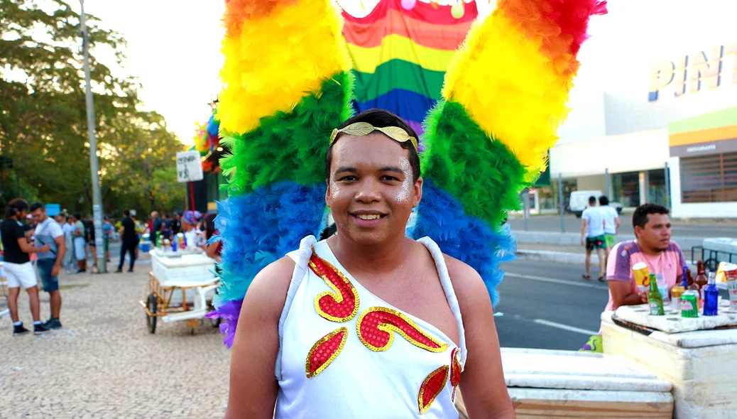 Participante da Parada da Diversidade 2019