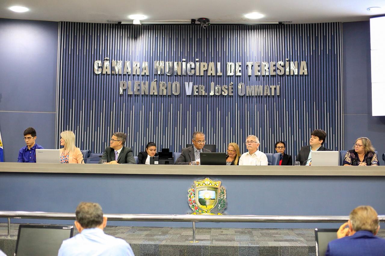 Sessão na Câmara Municipal de Teresina