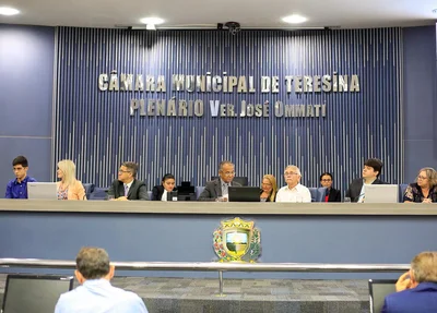 Sessão na Câmara Municipal de Teresina